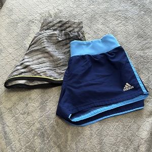 adidas & under armor shorts